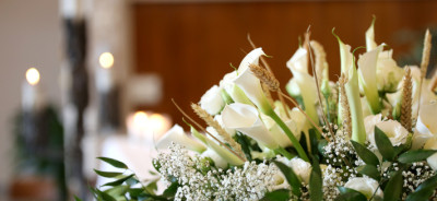 Fiori per funerale uomo