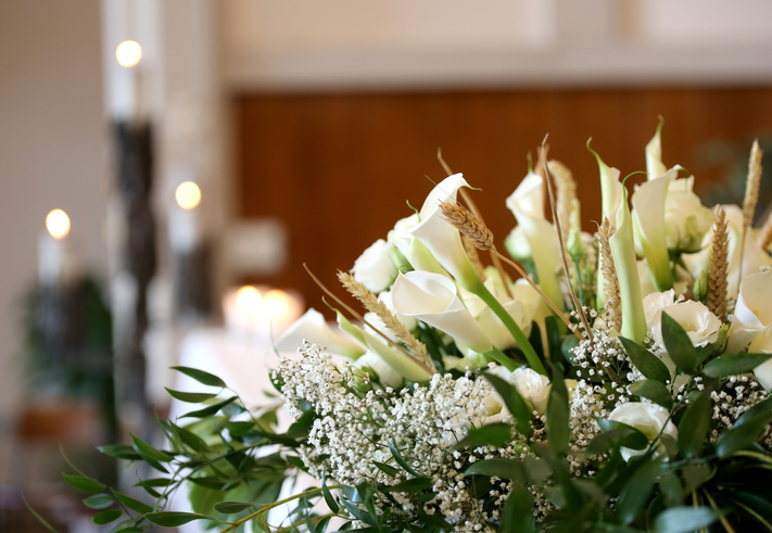 Fiori per funerale uomo